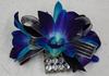 Grande Flowers' Tinted Teal Orchid Wrist Corsage